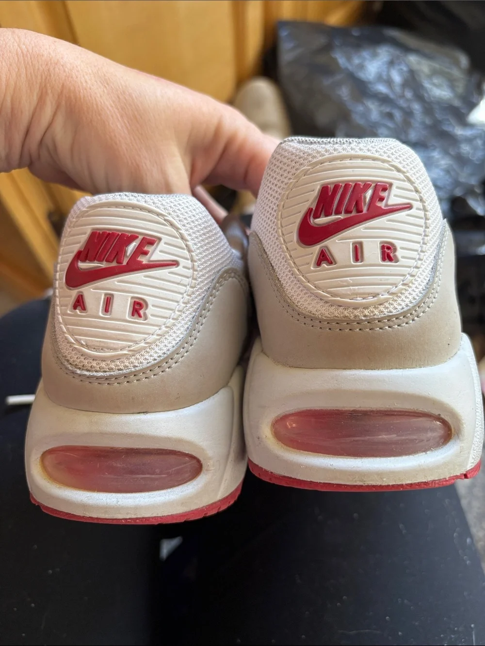 Nike Women’s White and Pink Athletic Sneakers - Picture 2 of 4